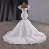 ChicSew Luxurious Beaded Sequin Ball Gown Wedding Dress