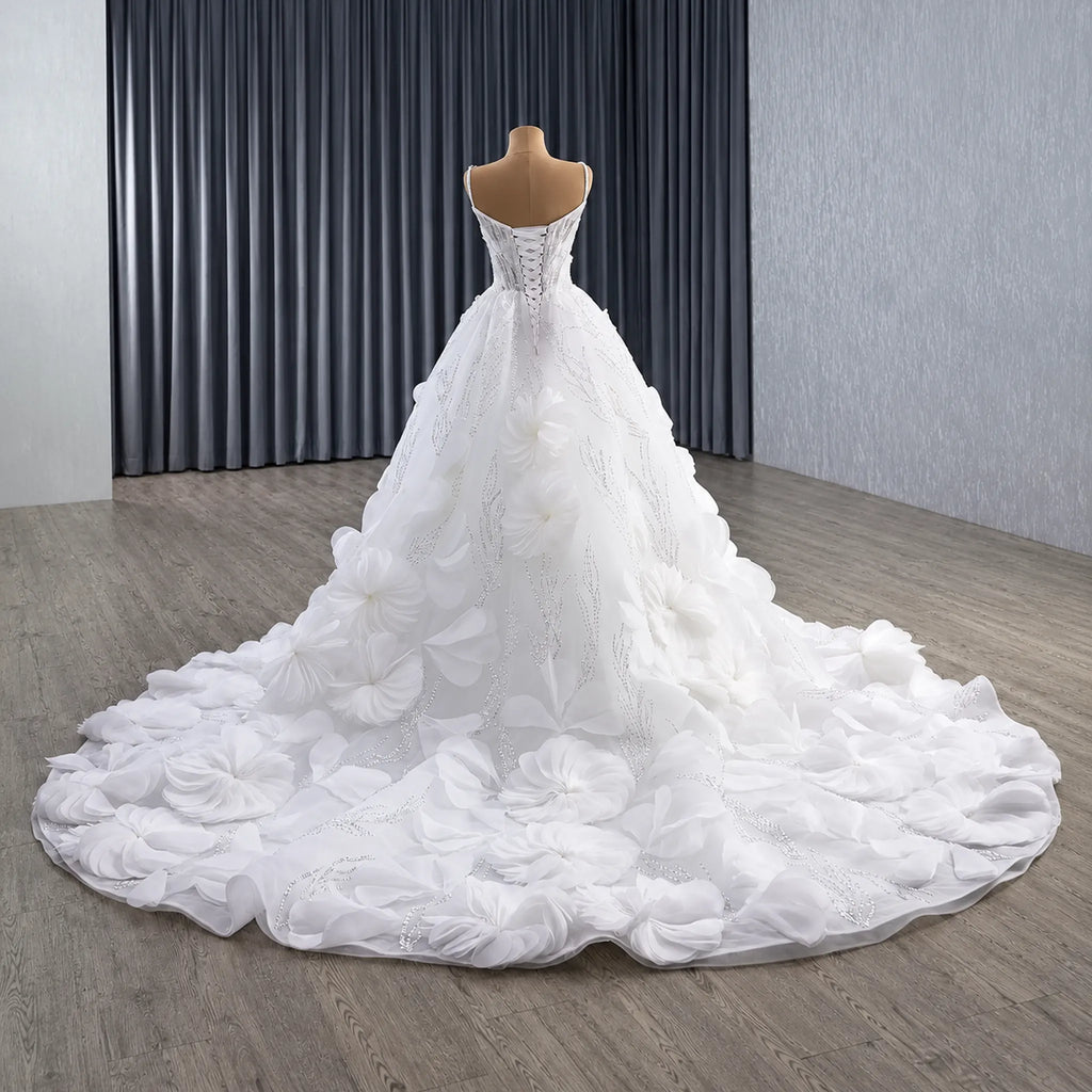 ChicSew Luxurious Rhinestone Ball Gown Wedding Dress