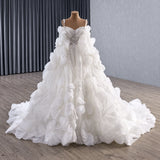 ChicSew Luxurious Rhinestone Ball Gown Wedding Dress