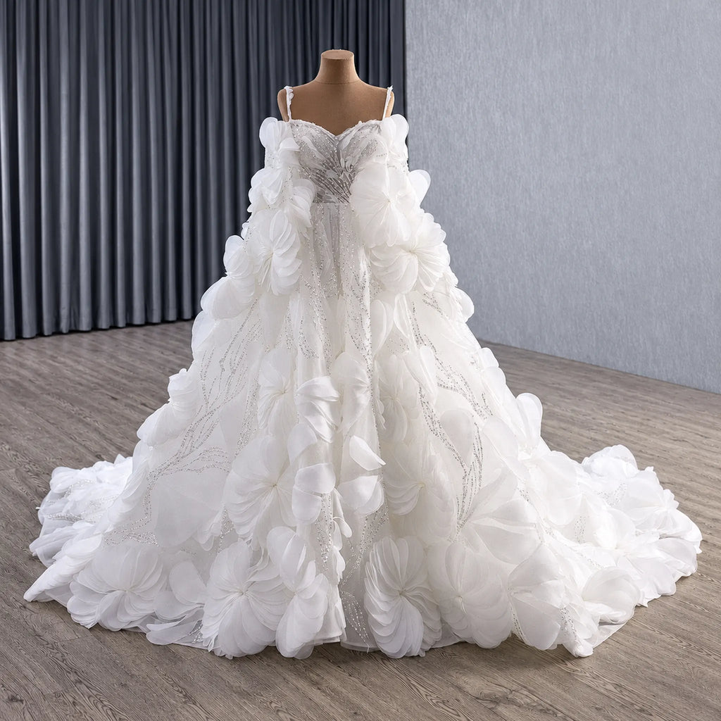ChicSew Luxurious Rhinestone Ball Gown Wedding Dress