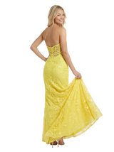 Sexy Strapless Sweetheart Ruched Mermaid Corset Lace Maxi Evening Prom Dress