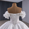 ChicSew Luxurious Ball Gown Wedding Dress With 3D Flowers