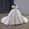 ChicSew Luxurious Ball Gown Wedding Dress With 3D Flowers