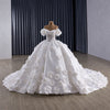 ChicSew Luxurious Ball Gown Wedding Dress With 3D Flowers