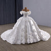 ChicSew Luxurious Ball Gown Wedding Dress With 3D Flowers