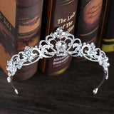 Diamond Crown Bridal Headdress Rose Gold Crown hairband Bridal Jewelry CN11