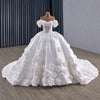 ChicSew Luxurious Ball Gown Wedding Dress With 3D Flowers