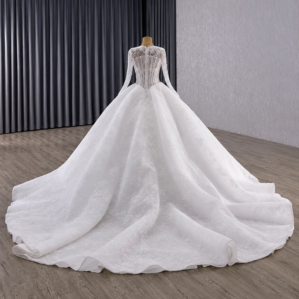 ChicSew Lace Appliques A-Line Wedding Dress