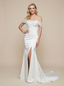 Mermaid Off Shoulder Maxi Long Satin And Sequin Wedding Dresses Online