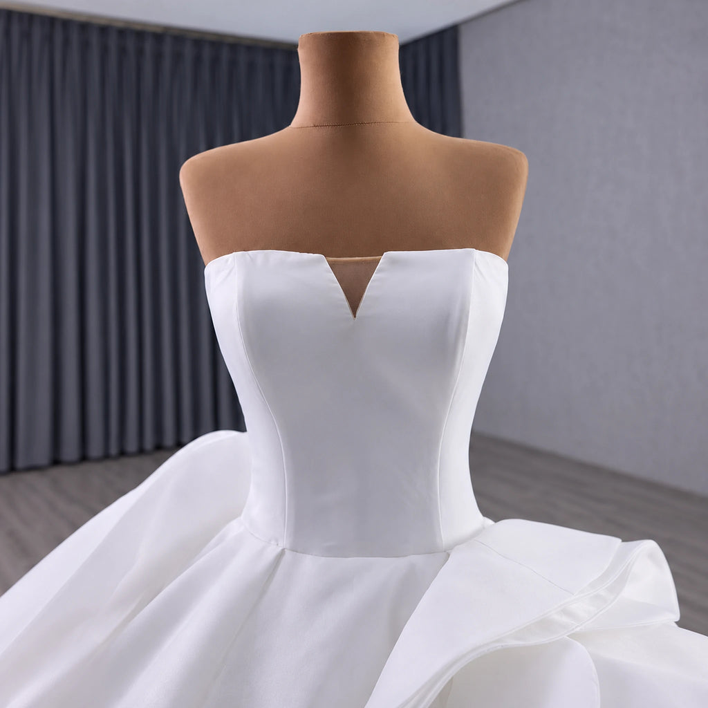 ChicSew Strapless A-Line Wedding Dress