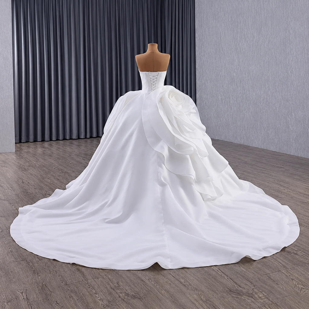 ChicSew Strapless A-Line Wedding Dress