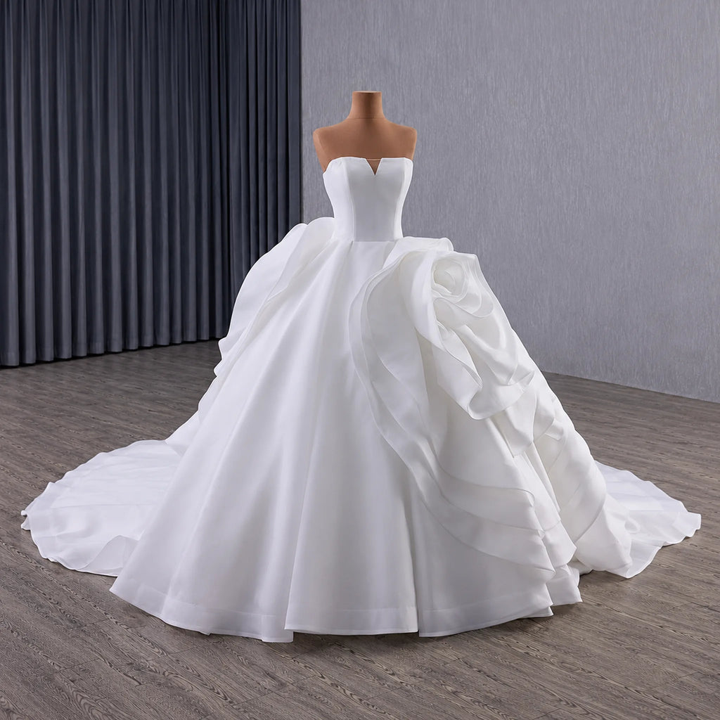 ChicSew Strapless A-Line Wedding Dress