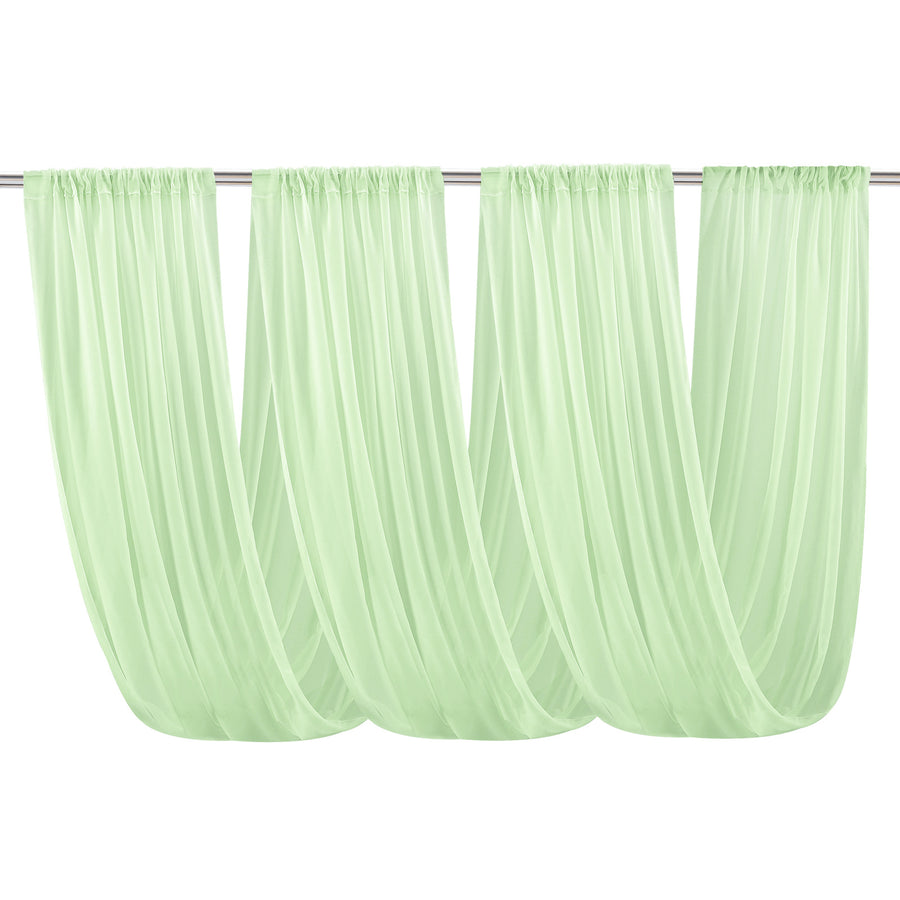 Indoor Wedding Ceremony Curtains Roof Decoration 100D Chiffon Wedding Ceiling Decoration,, HCP49