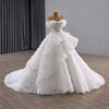 ChicSew Off Shoulder Beaded Ball Gown Wedding Dress