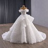 ChicSew Off Shoulder Beaded Ball Gown Wedding Dress
