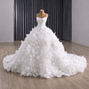 ChicSew Strapless Ball Gown Wedding Dress With Boning