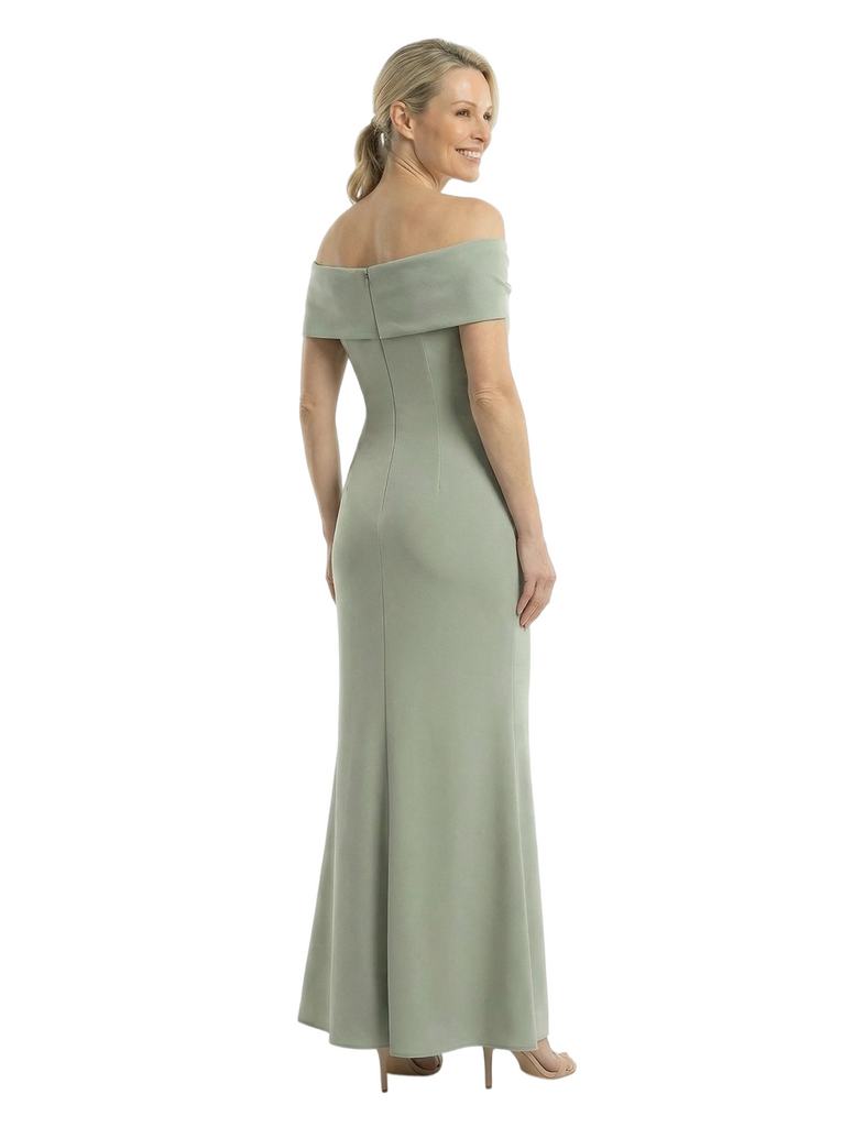 Chicsew Sexy Off Shoulder Floor Length Mermaid Mother Of The Groom Dress