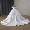 ChicSew Off Shoulder Beaded Ball Gown Wedding Dress