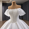 ChicSew Off Shoulder Beaded Ball Gown Wedding Dress