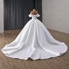 ChicSew Off Shoulder Beaded Ball Gown Wedding Dress