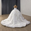 ChicSew Luxurious Strapless Beaded Ball Gown Wedding Dress