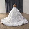 ChicSew Luxurious Strapless Beaded Ball Gown Wedding Dress
