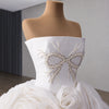 ChicSew Luxurious Strapless Beaded Ball Gown Wedding Dress