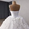 ChicSew Luxurious Strapless Beaded Ball Gown Wedding Dress