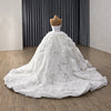ChicSew Luxurious Strapless Beaded Ball Gown Wedding Dress