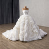 ChicSew Luxurious Strapless Beaded Ball Gown Wedding Dress