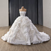 ChicSew Luxurious Strapless Beaded Ball Gown Wedding Dress