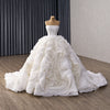 ChicSew Luxurious Strapless Beaded Ball Gown Wedding Dress