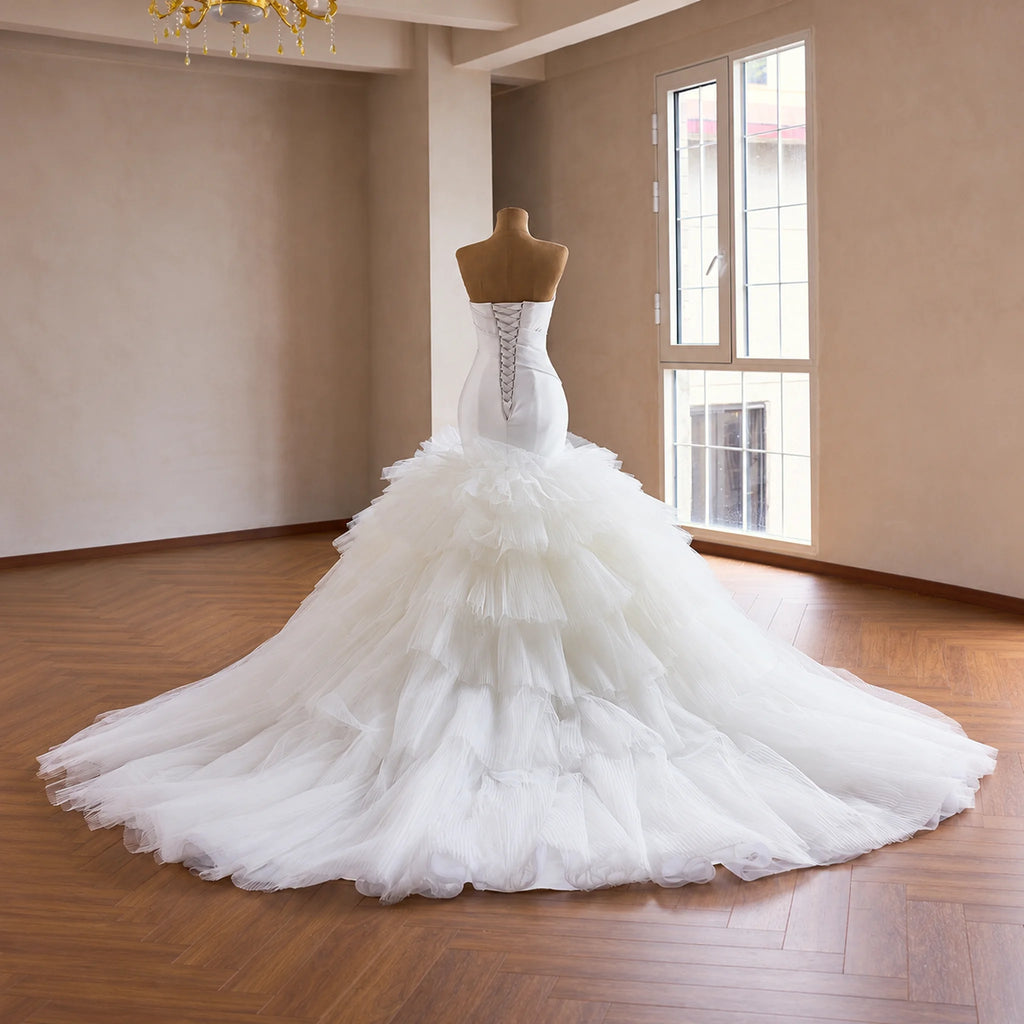 ChicSew Luxurious Mermaid Ball Gown Wedding Dress