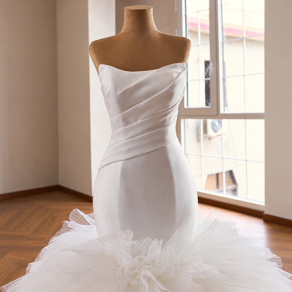 ChicSew Luxurious Mermaid Ball Gown Wedding Dress