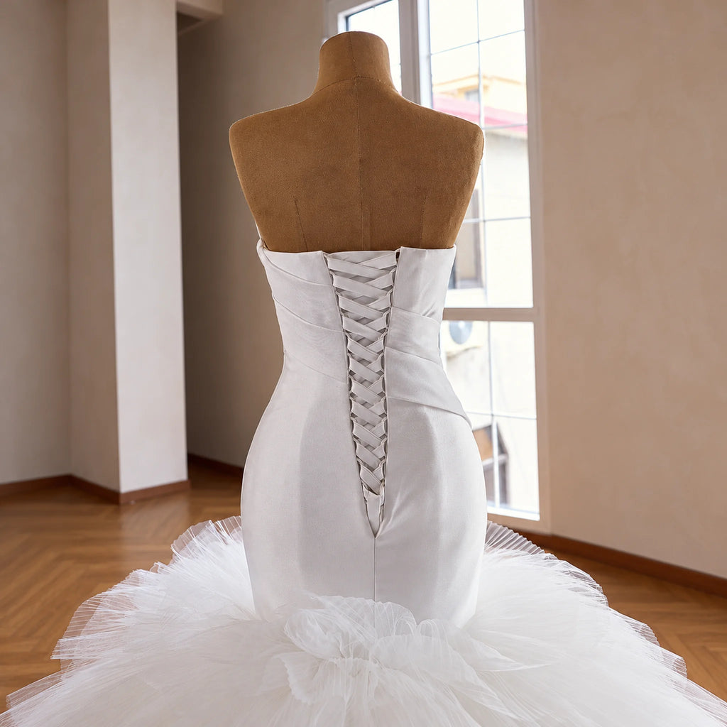 ChicSew Luxurious Mermaid Ball Gown Wedding Dress