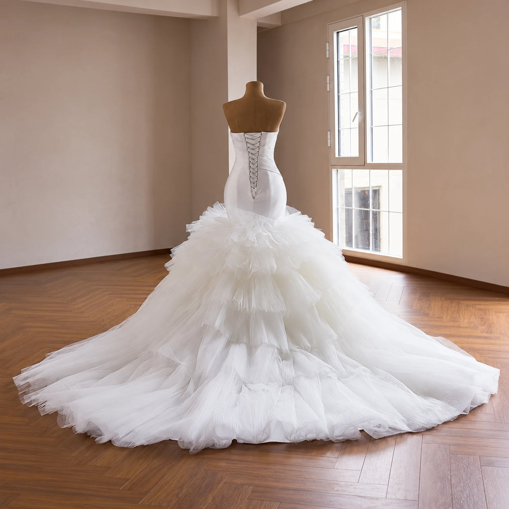 ChicSew Luxurious Mermaid Ball Gown Wedding Dress