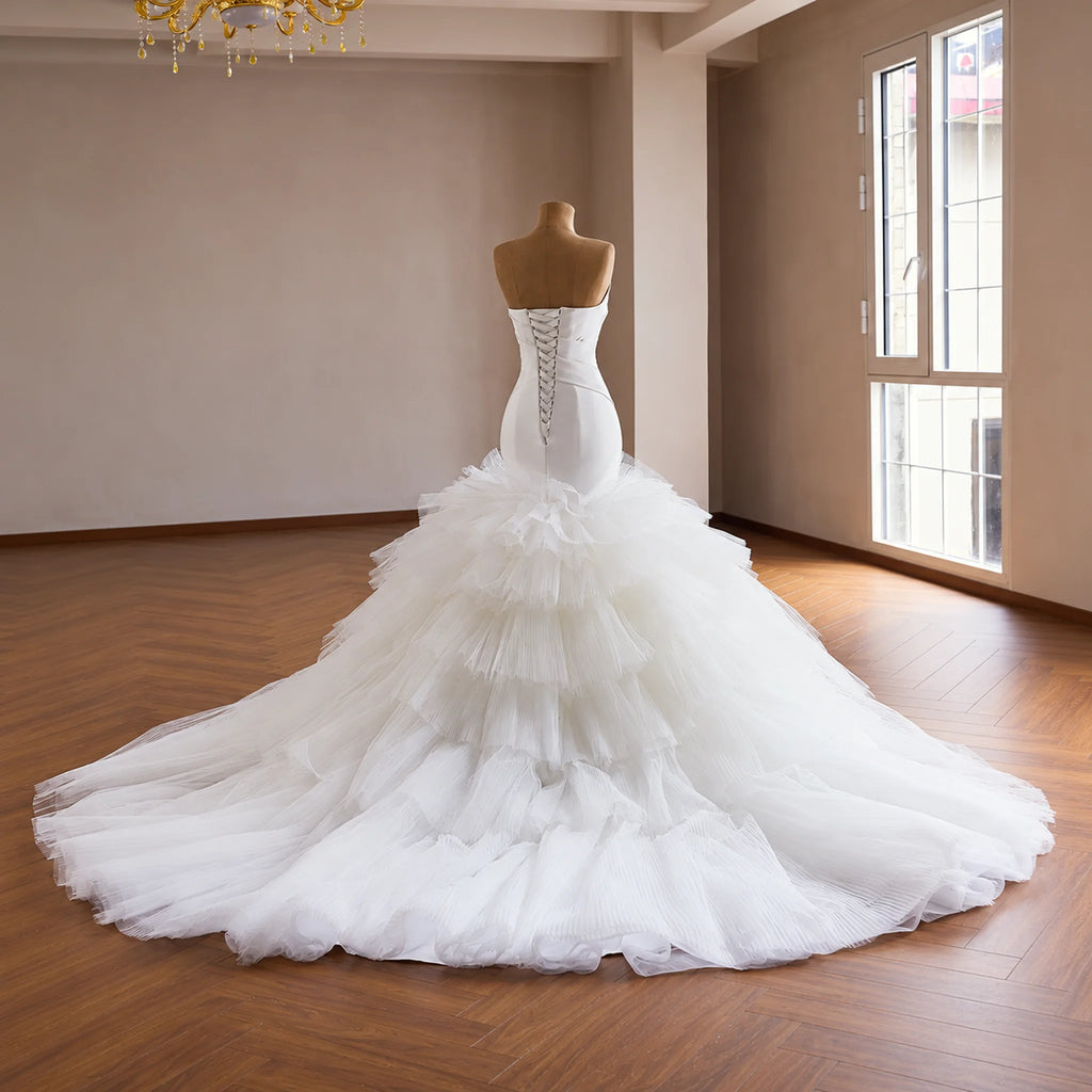 ChicSew Luxurious Mermaid Ball Gown Wedding Dress