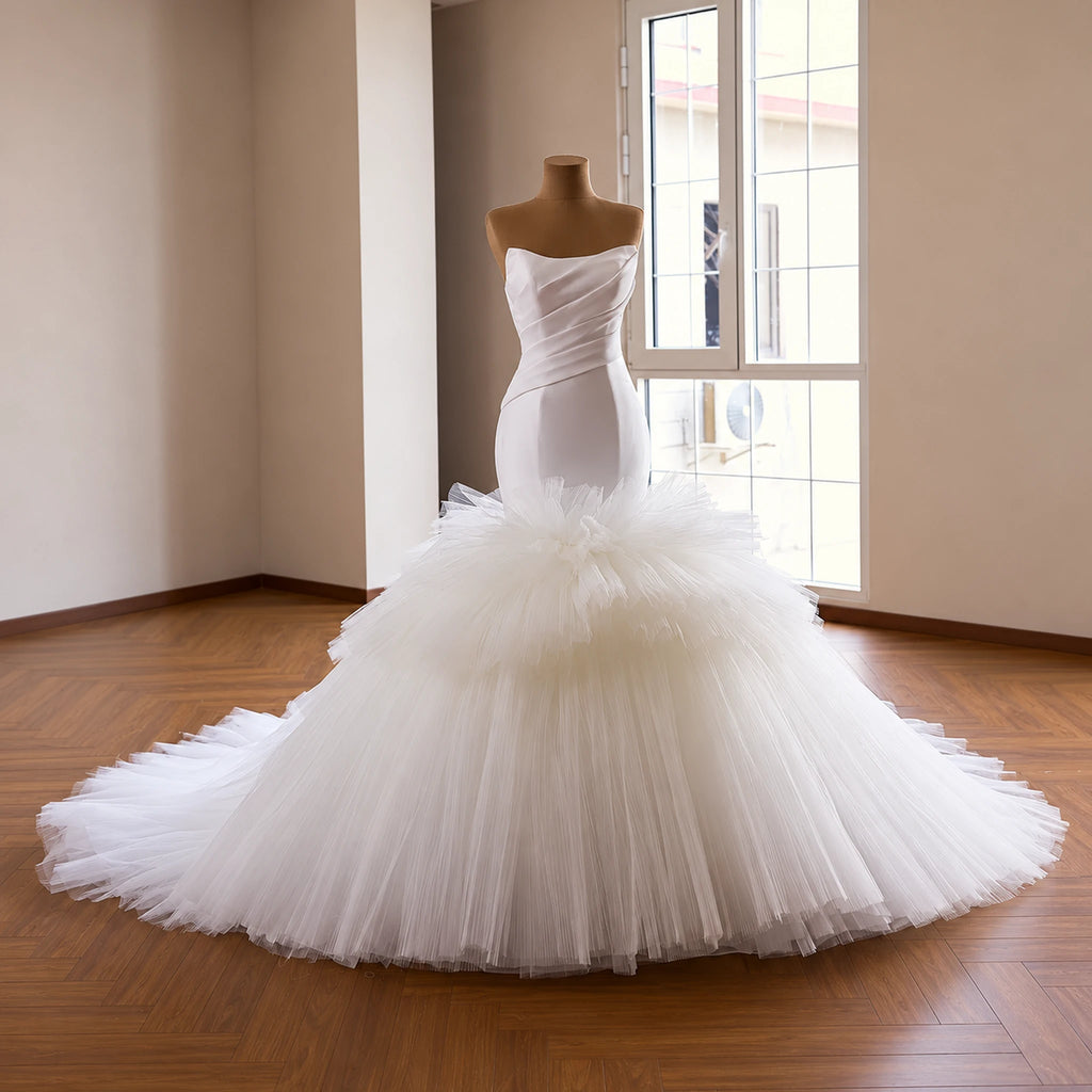 ChicSew Luxurious Mermaid Ball Gown Wedding Dress