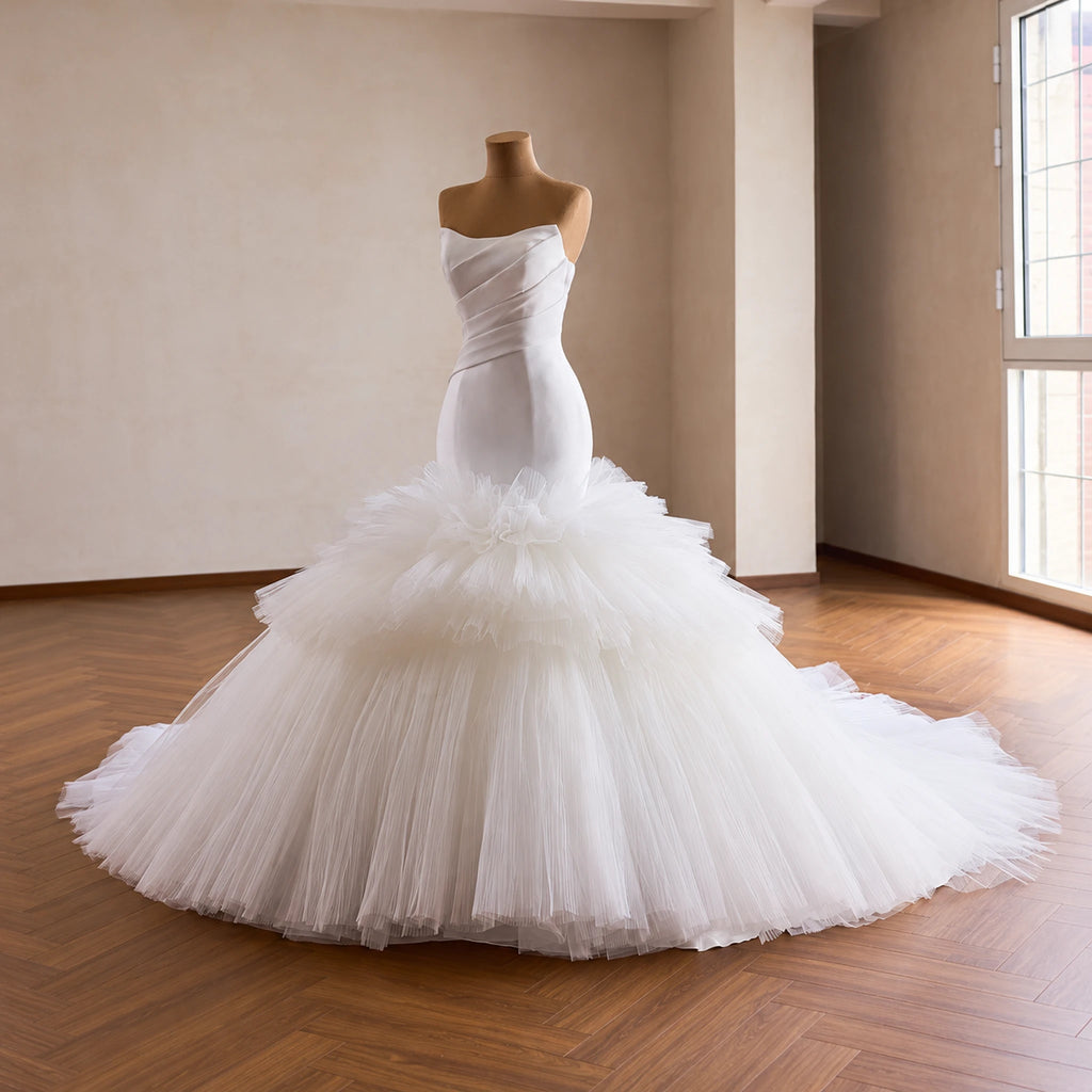 ChicSew Luxurious Mermaid Ball Gown Wedding Dress