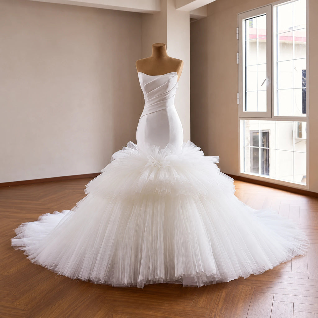 ChicSew Luxurious Mermaid Ball Gown Wedding Dress