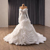 ChicSew Luxurious Ball Gown Wedding Dress With Lace Appliques