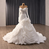 ChicSew Luxurious Ball Gown Wedding Dress With Lace Appliques