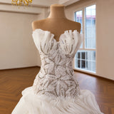 ChicSew Luxurious Ball Gown Wedding Dress With Beaded