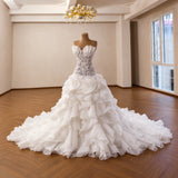 ChicSew Luxurious Ball Gown Wedding Dress With Beaded