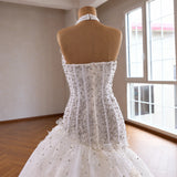 ChicSew Halter Luxurious Wedding Dress With Beaded
