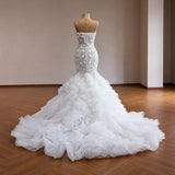 ChicSew Sweetheart Luxurious Wedding Dress With 3D Flowers
