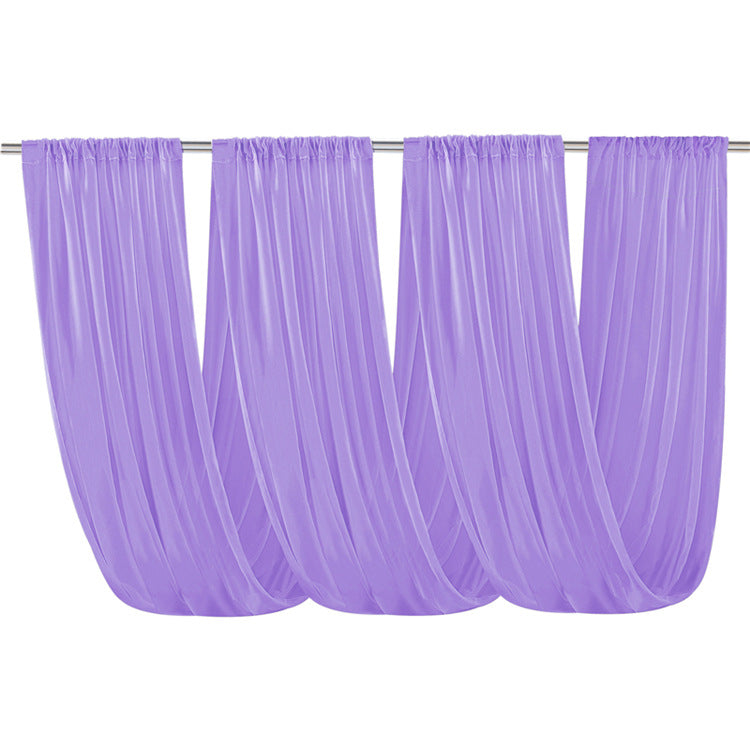 Indoor Wedding Ceremony Curtains Roof Decoration 100D Chiffon Wedding Ceiling Decoration,, HCP49