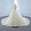 ChicSew Luxurious Off Shoulder A-Line Ball Gown Wedding Dress With Applique