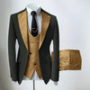 Brown Mens' formal Suits Slim Fit Notch Lapel suit 3 Pieces Suit CN489