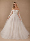ChicSew Beautiful Off The Shoulder Lace Tulle A-Line Floor-Length Wedding Dresses